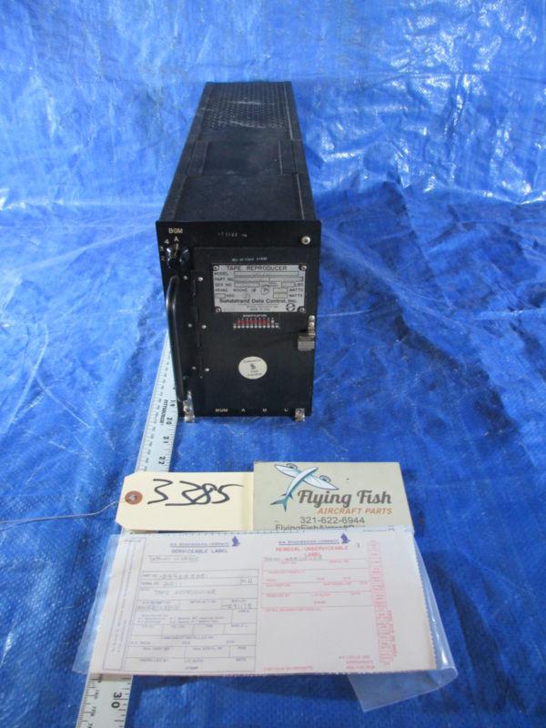 Sundstrand data control tape reproducer p/n: 108900-0001, 980-0000-001 cam 202