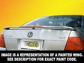 2000-04 volkswagen passat factory style rear spoiler 3696 blue