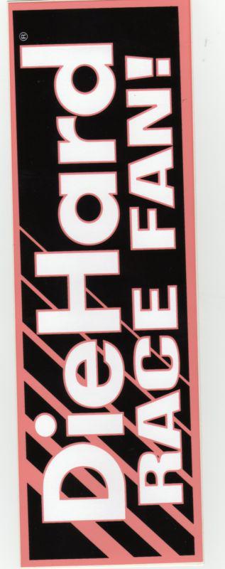 Sears die hard race fan contingency decal race 