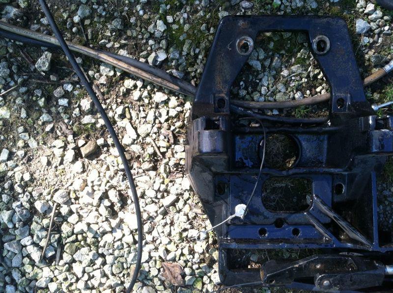 Mercruiser alpha 1 gen i,  inner transom plate assembly