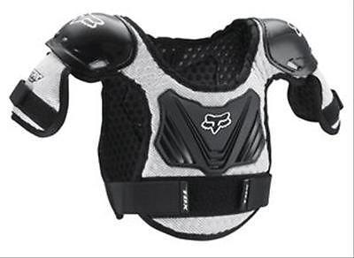 Fox Racing 2013 Titan PeeWee Roost Deflector Small/Medium Black/Silver, US $49.90, image 2