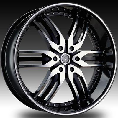 26" velocity 125 black wheels rims tires nissan armada infinity lexus suv 