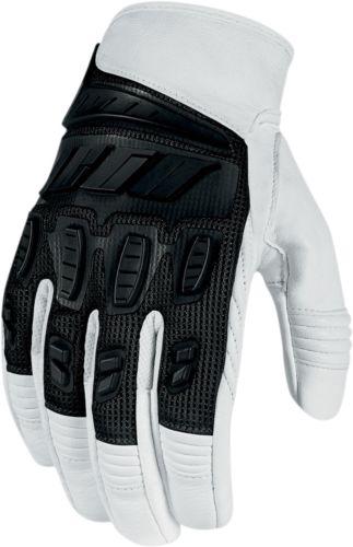 Icon hooligan glove white black small new