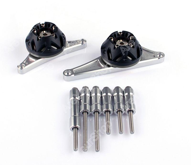 Frame sliders crash pads protector for honda cb400 1992-1998 gray