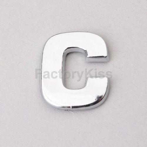 Buy GAU New Chrome Letter Alphabets 3D Car Badge Sticker Decal Emblem
