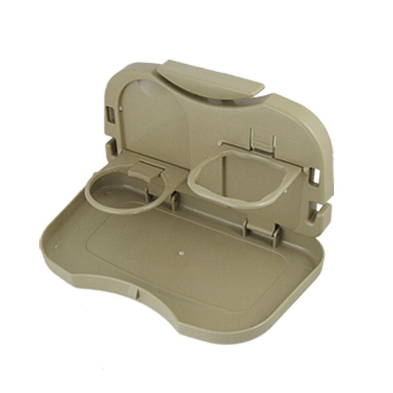 Buy Khaki Foldable Drink Holder Car Multifunctional Tray in United