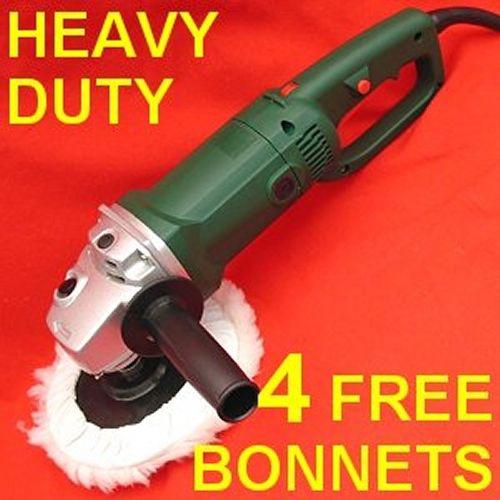 7" pro car detail auto paint polisher buffer free pads