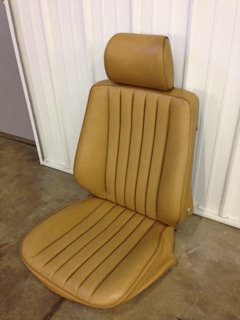 Mercedes w201 190d 190e 190 e d mb text palomino front seat cover skin '86-93