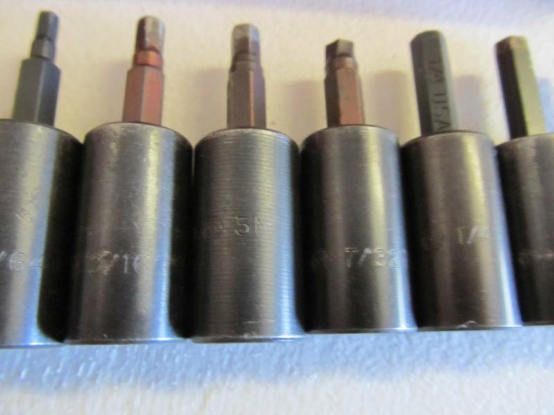 Buy Matco Tools 9 Piece Hex Driver Socket Set 3/9 " Drive SBXDP9T in