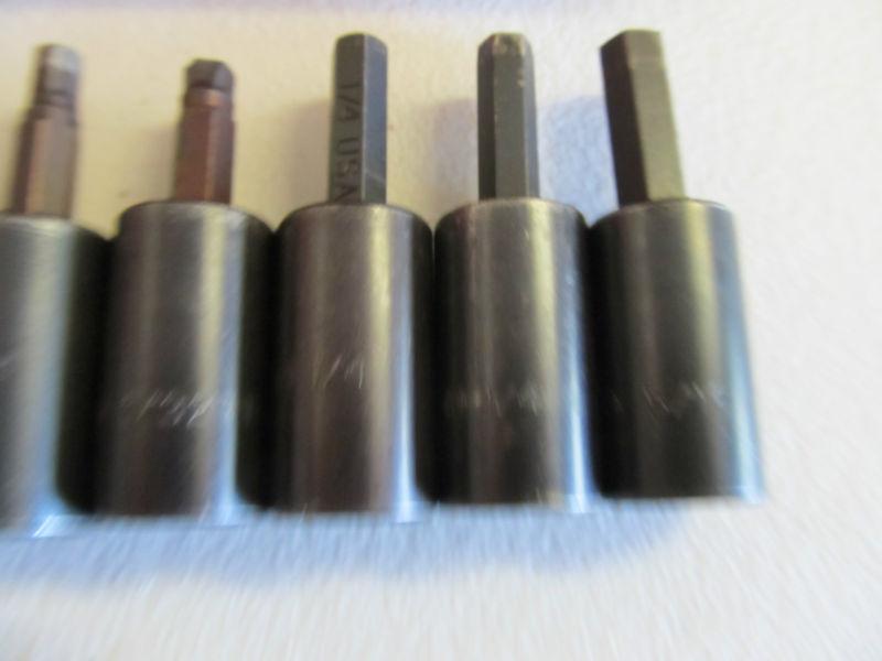 Buy Matco Tools 9 Piece Hex Driver Socket Set 3/9 " Drive SBXDP9T in