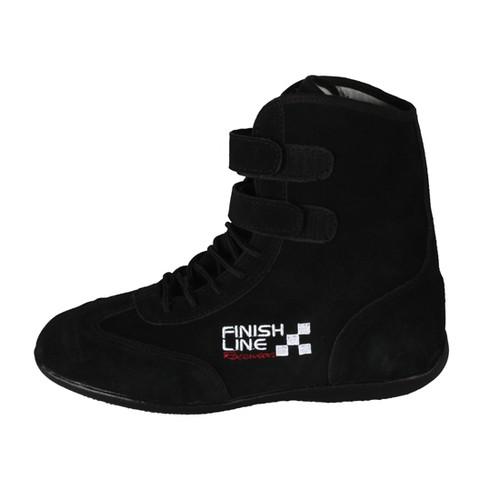 New Finishline High Top Leather SFI 3.3/5Driving/Racing Shoes, Size 8 Black, US $79.99, image 2
