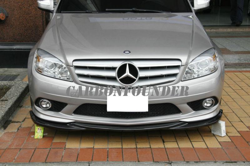MERCEDES BENZ W204 C350 C300 AMG SPORT PACKAGE CARBON FIBER FRONT LIP SPOILER, US $199.00, image 2