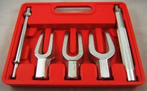 5pc tie rod ball joint pitman arm seperator remover kit pickle fork tool set