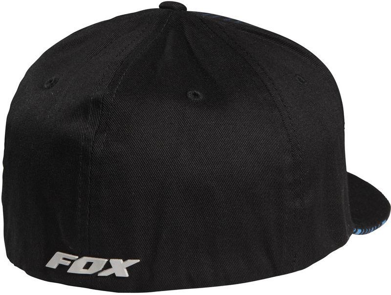 Fox Indicator Black Fitted Flexfit Medium Profile Hat Cap Hats MX 2014 Blue, US $24.32, image 2
