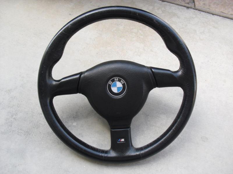 Bmw euro m-tech ii mtech 2 sport oem steering wheel e34 e36 m3 318i 325i 328i