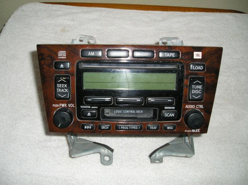 2000 01 02 03 04 toyota avalon jbl 6 disc cd cassette radio ad6900 86120-ac130