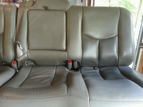 Grey Two Tone Leather Middle Seat Yukon Tahoe, US $99.00, image 3