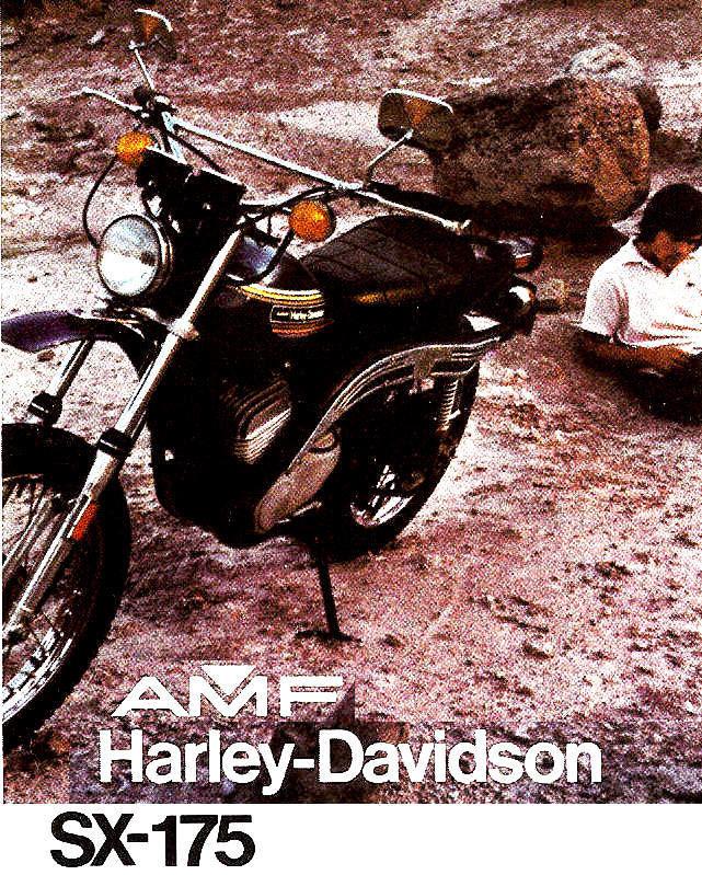 1974 harley-davidson sx-175 motorcycle brochure -harley sx175 motorcycle