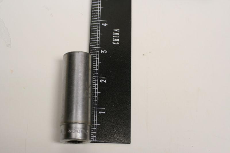 Snap on 11/16 inch deep chrome socket 3/8 inch drive 12 point free shipping