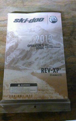 2012 ski-doo rev xp operators guide 