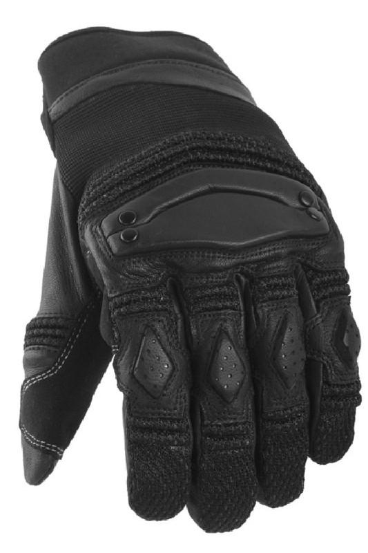Mens power trip hi test motorcycle riding glove l large