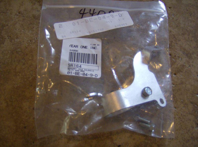 New 70-71 440-4bbl idle solenoid bracket year one