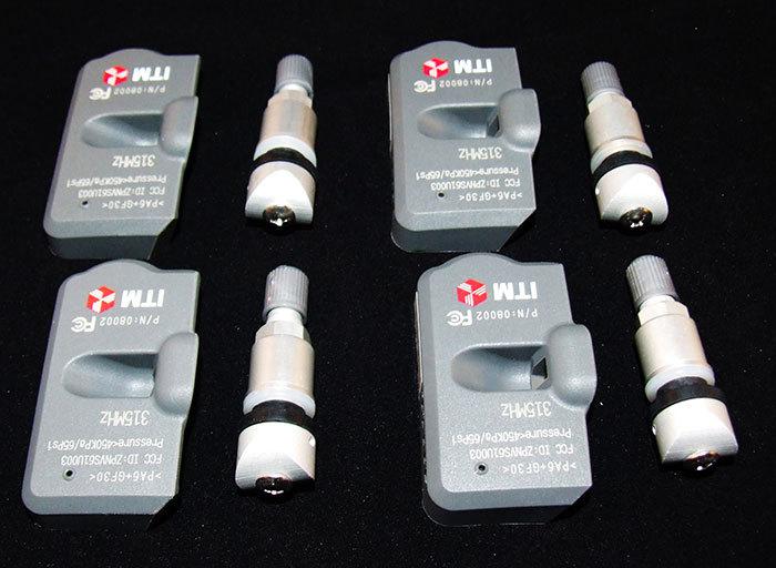 4 tpms tire pressure monitor sensors 315mhz cadillac cts ctsv sts escalade xlr