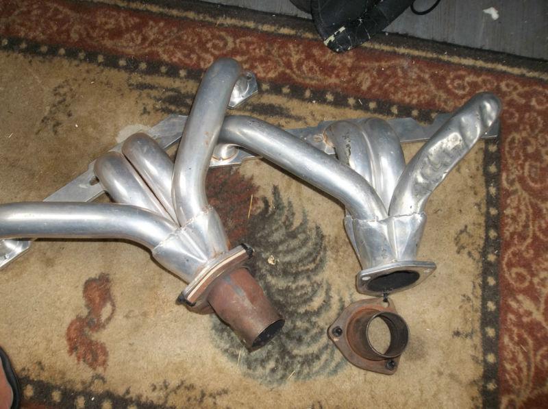 Tight end headers with collectors coated