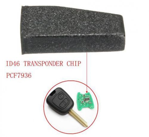 New car key transponder blank id46 pcf7936 chip for peugeot citroen