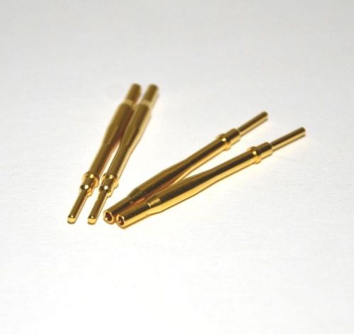 Deutsch 14 awg gold pcb solid pins (4 pcs 0460-247-1631, wire size 16-18-20)