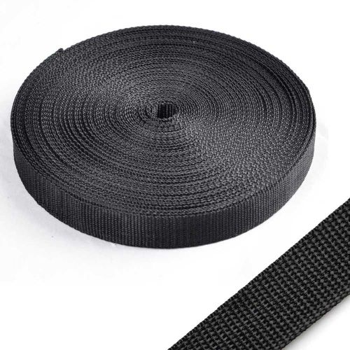Nylon boat cover tie-down rope 91' x 1" for pontoon ski boat cover black