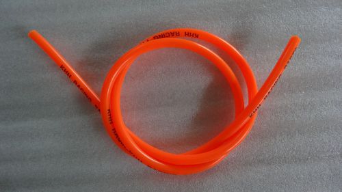3ft 1/4"id / 6mm fuel line cycle atv quad gas dirt bike hose tube orange color