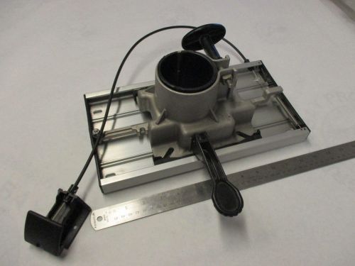 Swivel-eze 2-7/8 aluminum locking boat pedestal seat mount &amp; slider