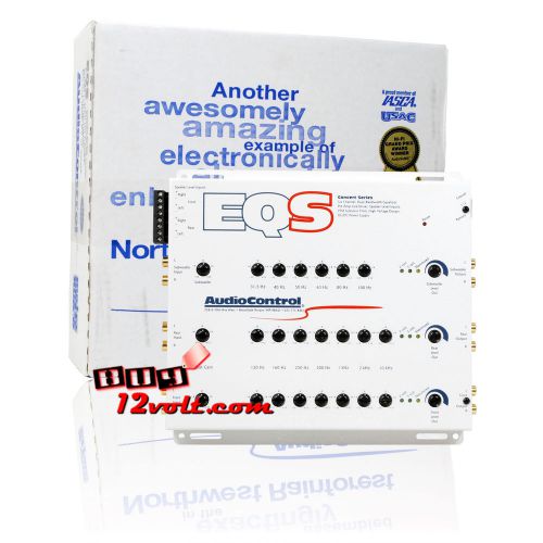 Audiocontrol eqs white 6 channel trunk mount equalizer