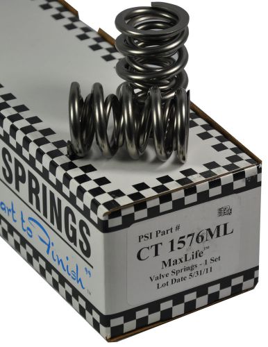 Psi ct1576ml max life double roller valve springs 1.550" o.d.  .780" lift set/16