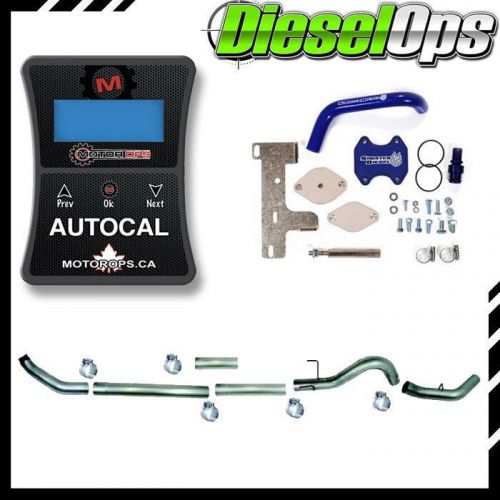 Efi live 4" turbo-back no muffler egr delete for dodge cummins 6.7l 10-12