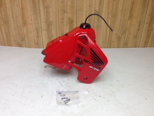 1990 90 honda cr125 cr125r gas tank petrol fuel petcock shrouds oem stock