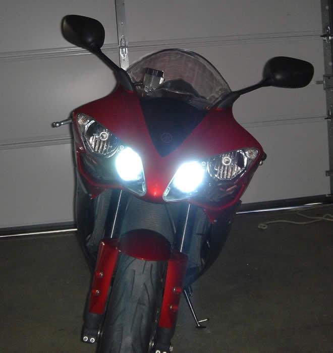 07 08 yamaha r1 digital custom hid kit yzfr1 free leds shipping