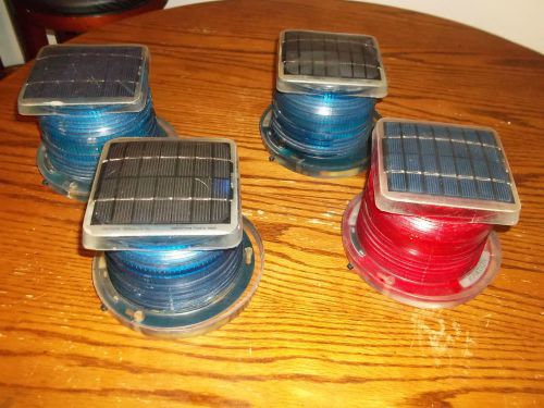 Lot of 4 carmanah model 601 aviation beacon runway light lights*not working