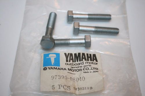 4 nos yamaha outboard upper casing bolts 97395-08040 8 x 40mm 9.9 15 hp galv.