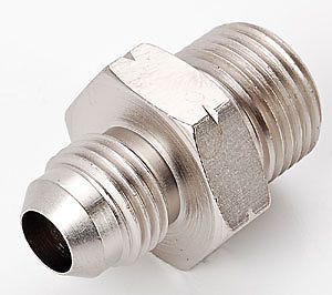 Russell 670541 an to metric adapter fitting -06 an male 18mm x 1.5 metric male
