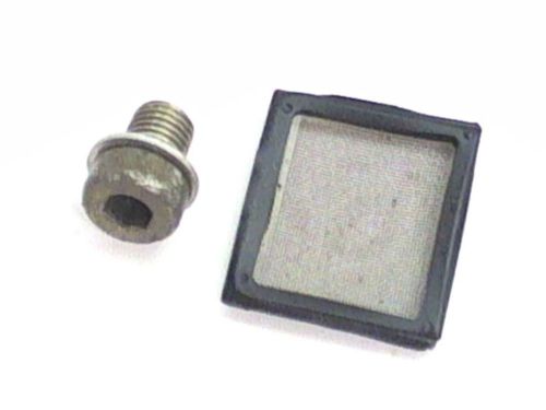 Honda engine 12mm socketed drain plug oil screen filter elite ch80 scooter moped