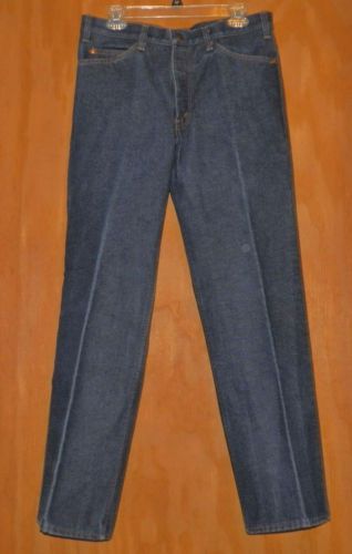 Men's heavy lined in red  motorcycle riding safety blue jeans  cotton