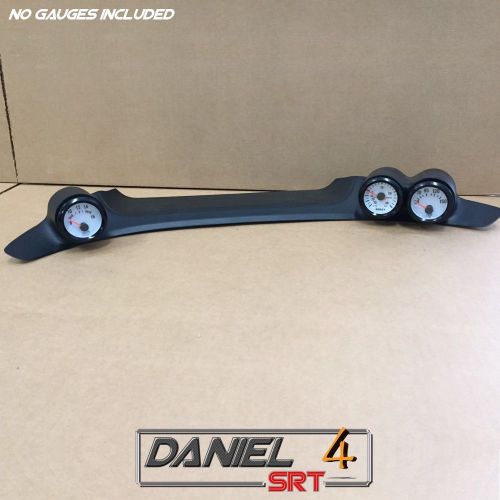06 11 honda civic triple gauge pod 52mm (oem) cluster trim bezel