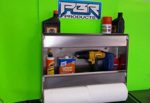 Aluminum  storage  2 shef cabinet race cargo car trailer organizer nascar, ump,