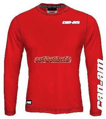 Can-am men's long sleeve kappa tee - red