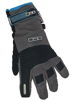 Divas snowgear versa 2016 womens snowmobile gloves charcoal gray/blue