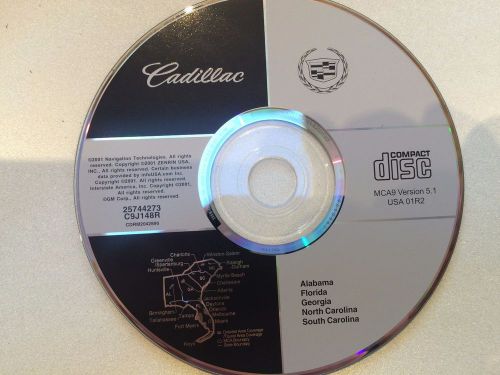 2003 cadillac cts navigation disc 25744273  mca9 al, fl, ga, nc, sc