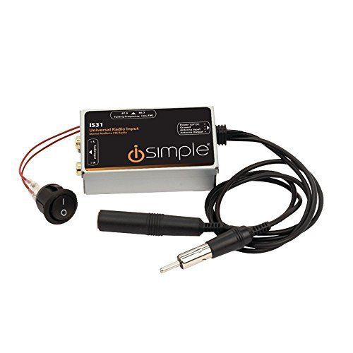 Isimple is31 antenna bypass fm modulator for factory or aftermarket car radios