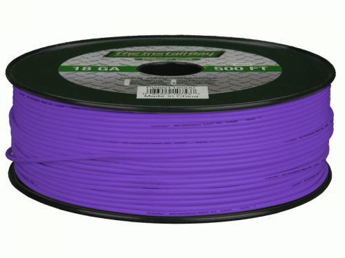 Metra install bay pwpl18500 500&#039; wiring cables purple primary wire w/ 18 gauge